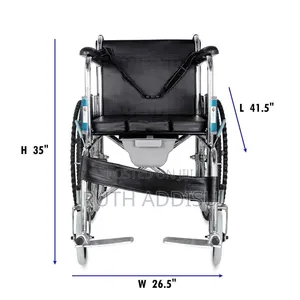 Entros Kl-609u Commode Wheelchair With U-cut Cushion Wheelchair Popo