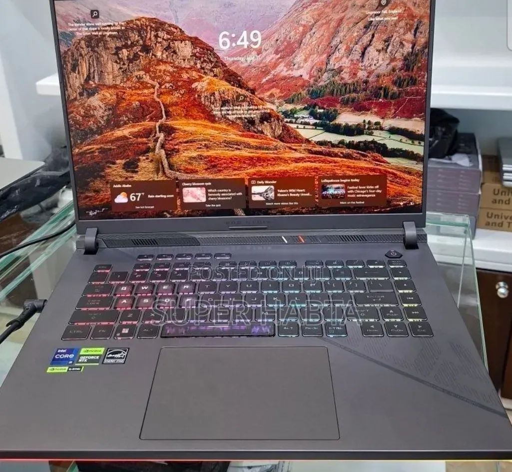 New Laptop Asus ROG Strix G16 G614 16GB Intel Core i9 SSD 1T