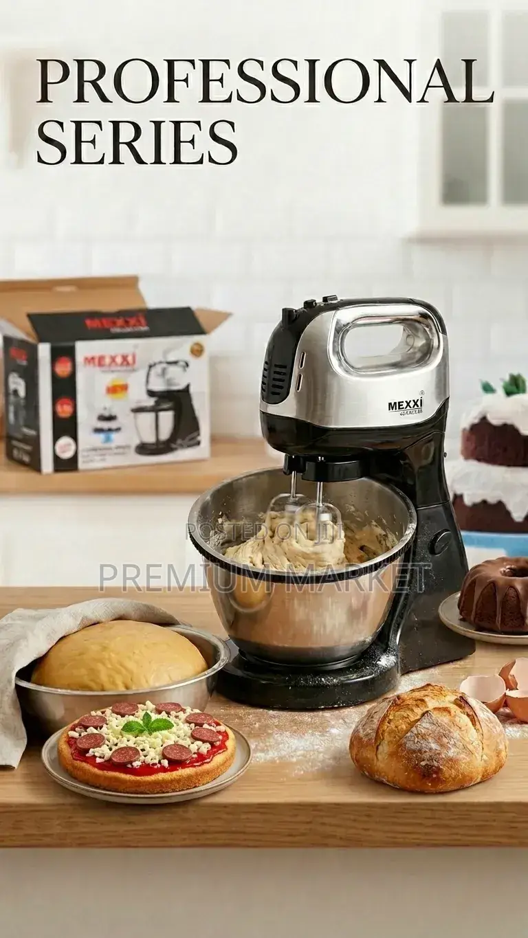 Mexxi Mx-903-LRG Stand Bowl Mixer የሊጥ ማቡኪያ
