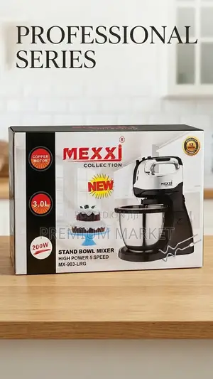 Mexxi Mx-903-LRG Stand Bowl Mixer የሊጥ ማቡኪያ