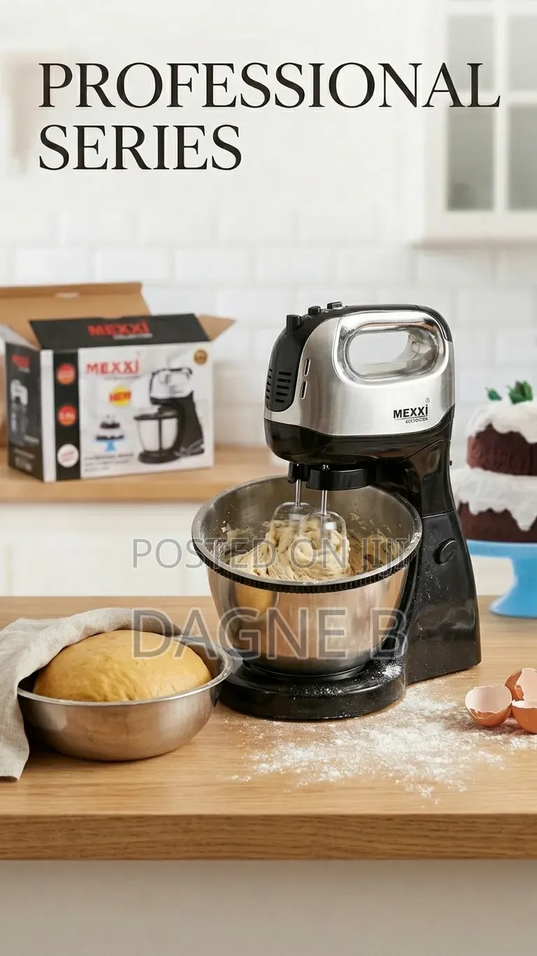 Mexxi Mx-903-LRG Stand Bowl Mixer የሊጥ ማቡኪያ