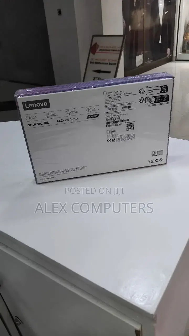 New Lenovo Tab P11 Plus 128 GB Black