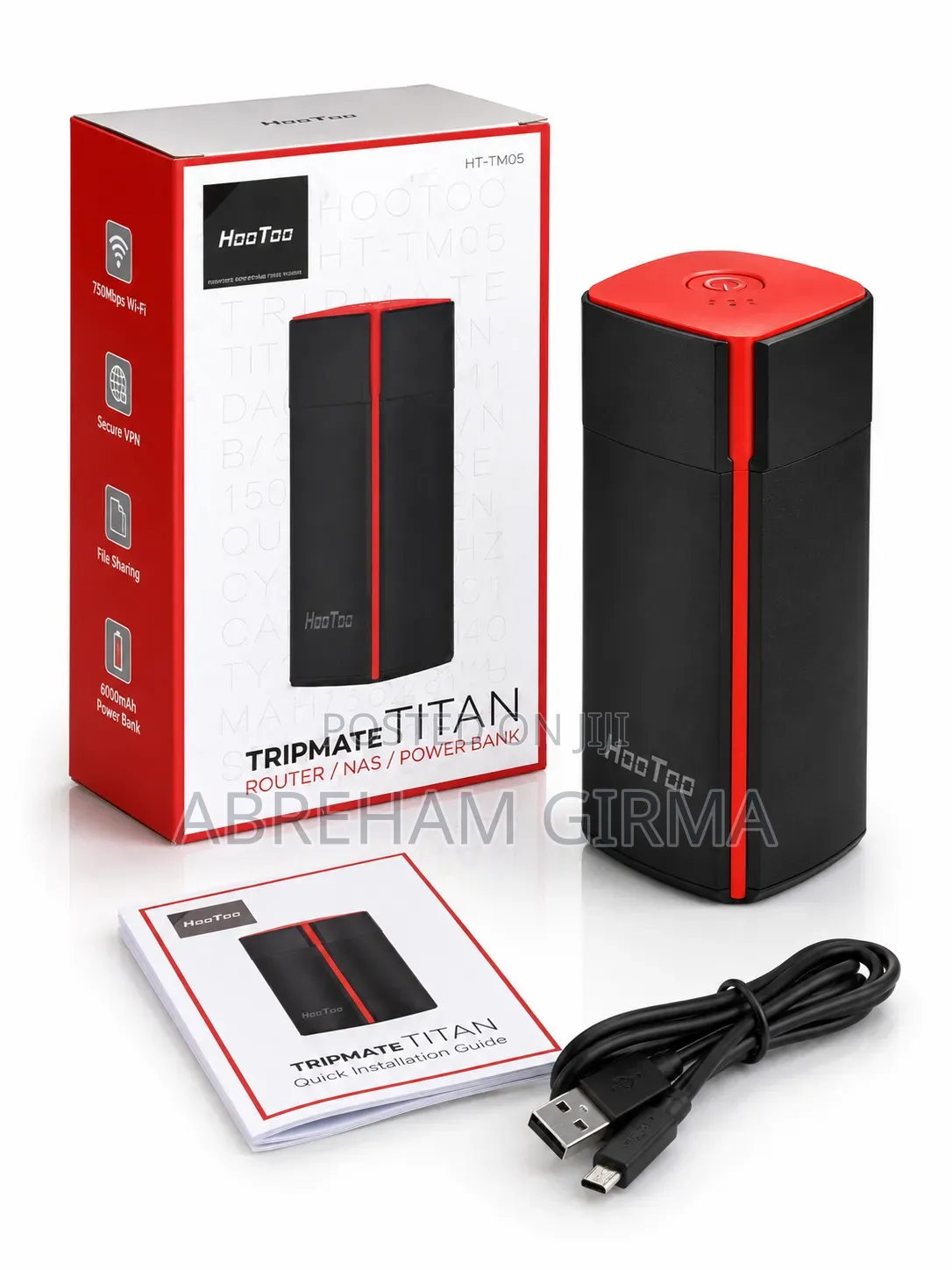 Portable Travel Router And Power Bank