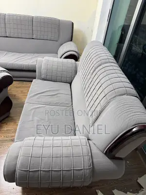 Gray Fabric Sofa Set (3+2+1+1 Seater)