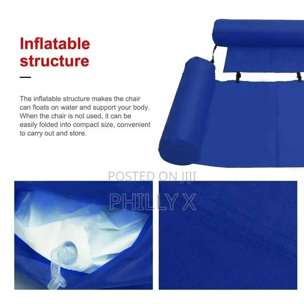 Foldable Inflatable Pool Float Sofa Water Chair