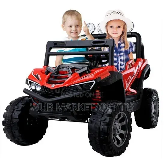 Premium Utv Rechargeable Baby Car – 2 Seater-በቻርጅ የሚሰራ የልጆች መኪና