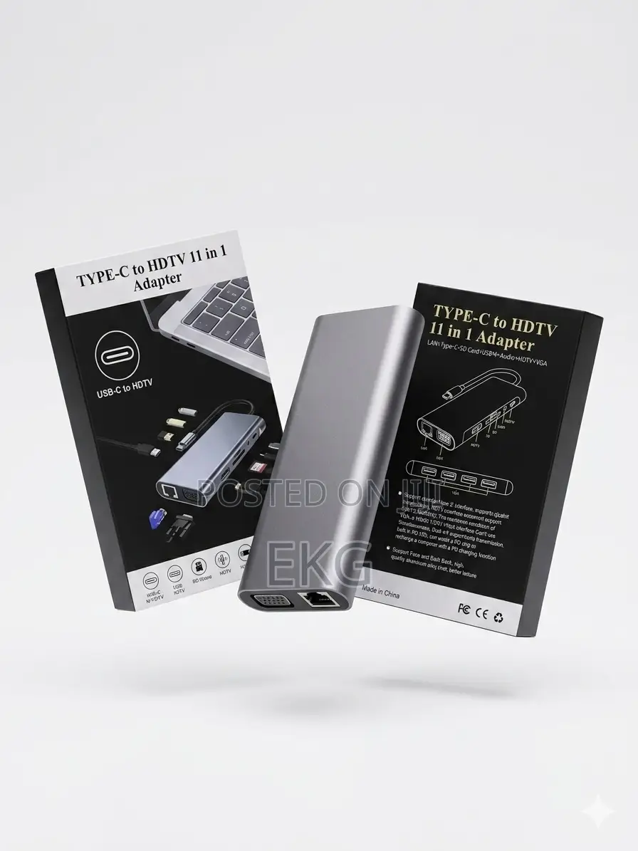 Type-c To Hdtv 11 In 1 Hub