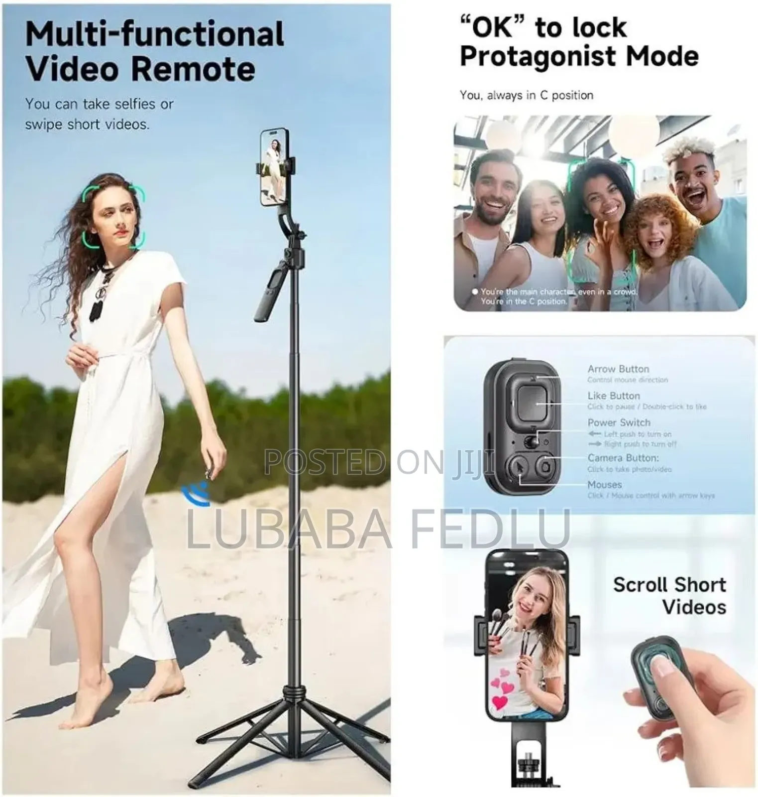 C17 Ai Face-Tracking Quadrapod Gimbal