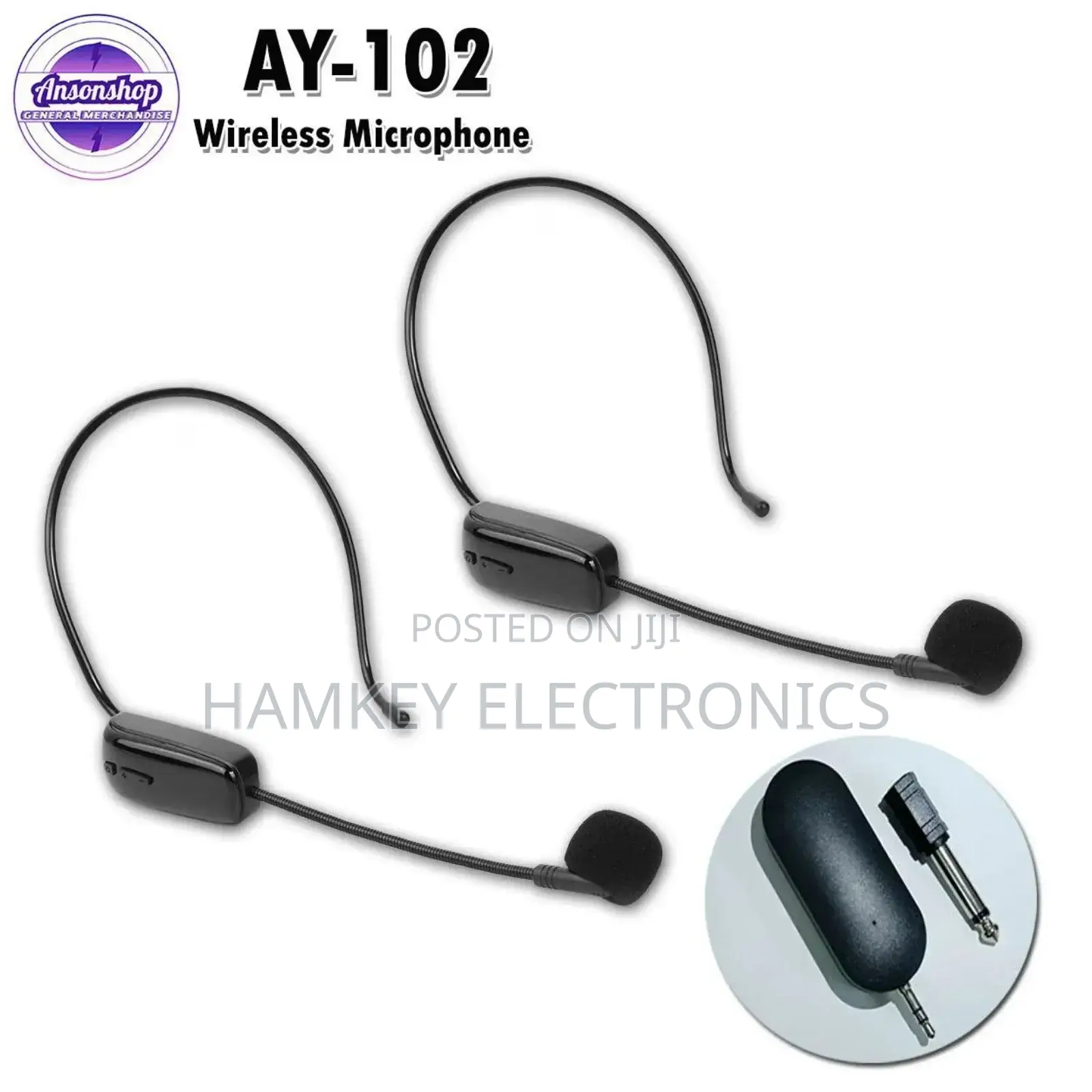 Ay-102 Wireless Lavalier Microphone