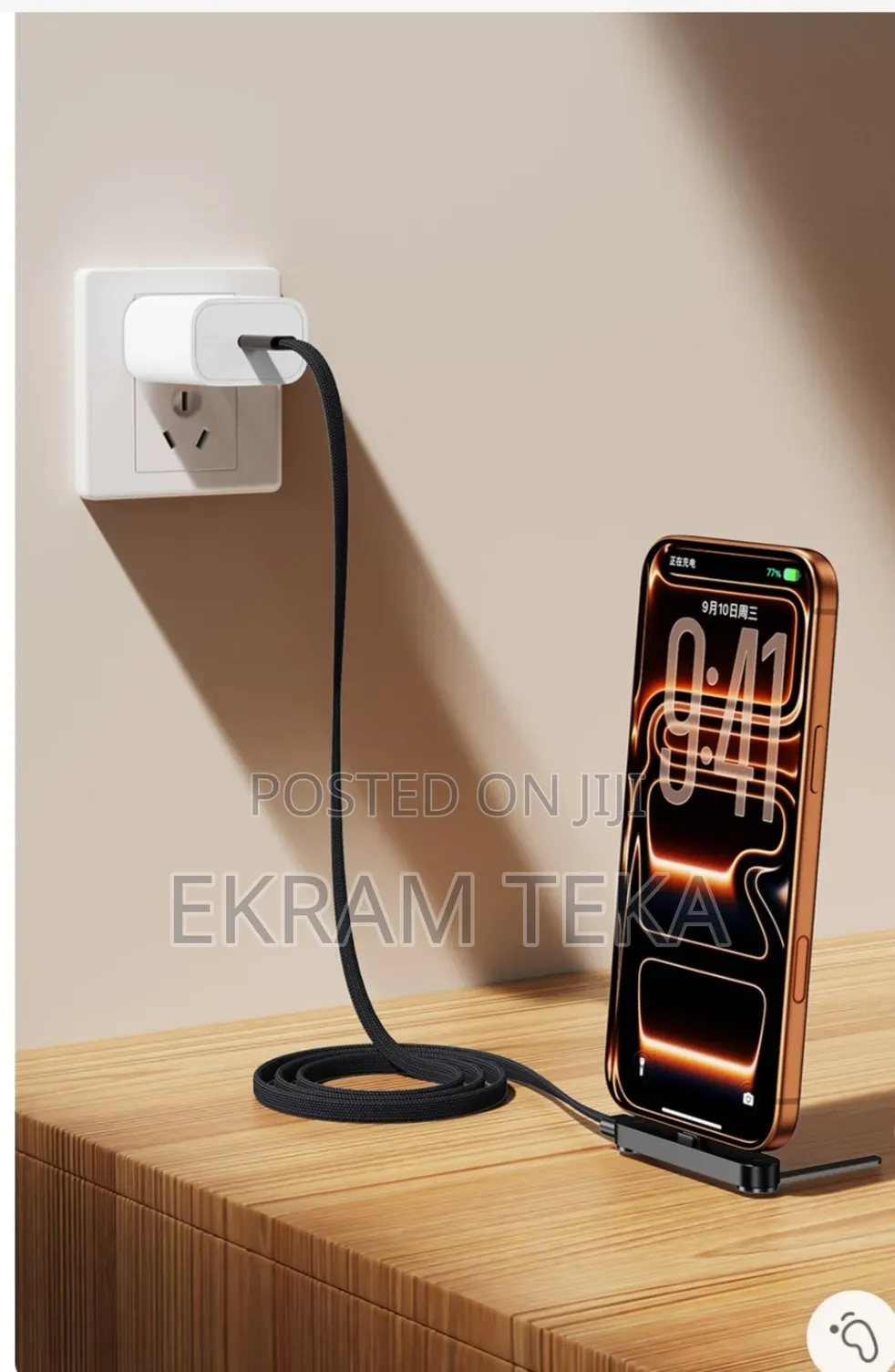 Foldable Stand Fast Charging C Type Cable
