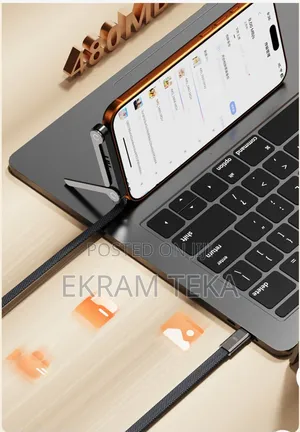 Foldable Stand Fast Charging C Type Cable