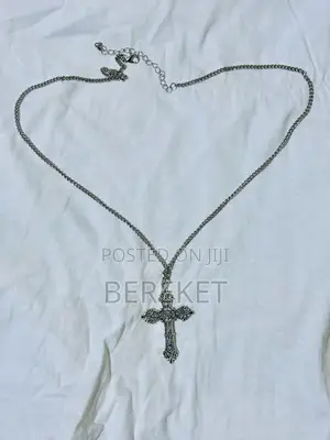 Silver Cross Necklace | Stainless Steel |Stainless Chain