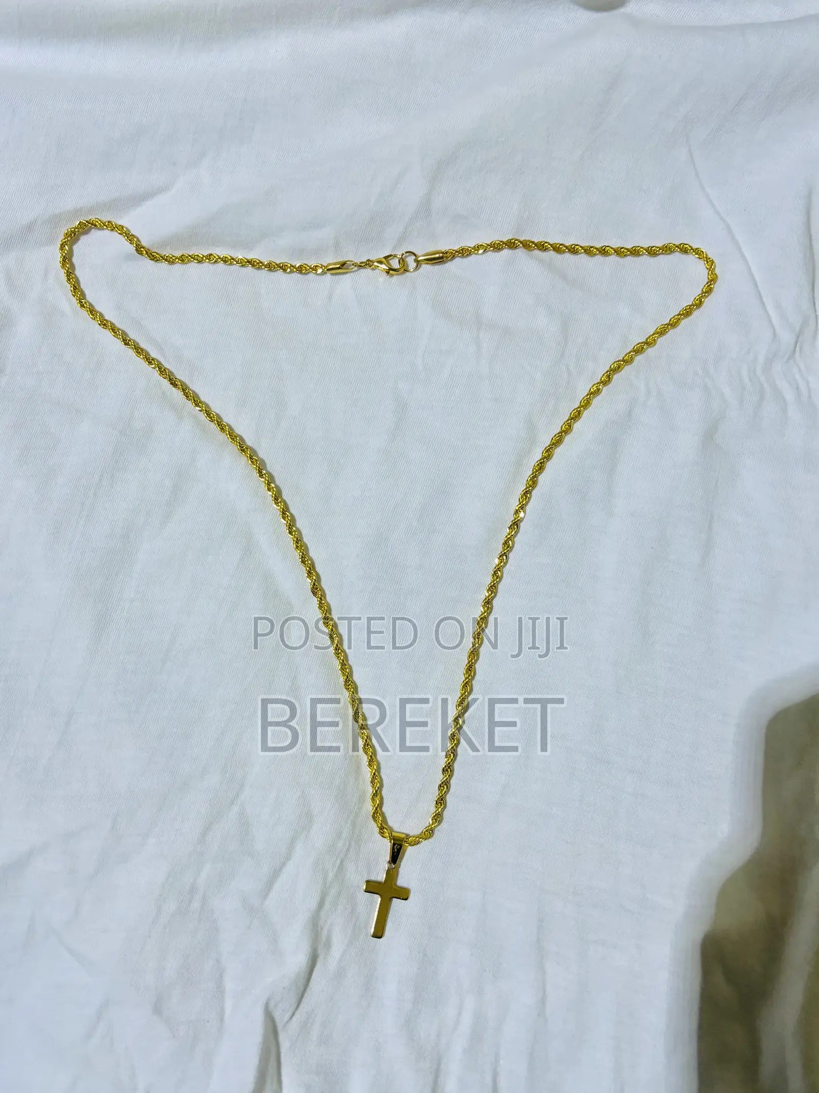 Silver Cross Necklace | Stainless Steel |Stainless Chain