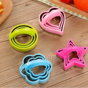 12-Piece Plastic Cookie Cutters