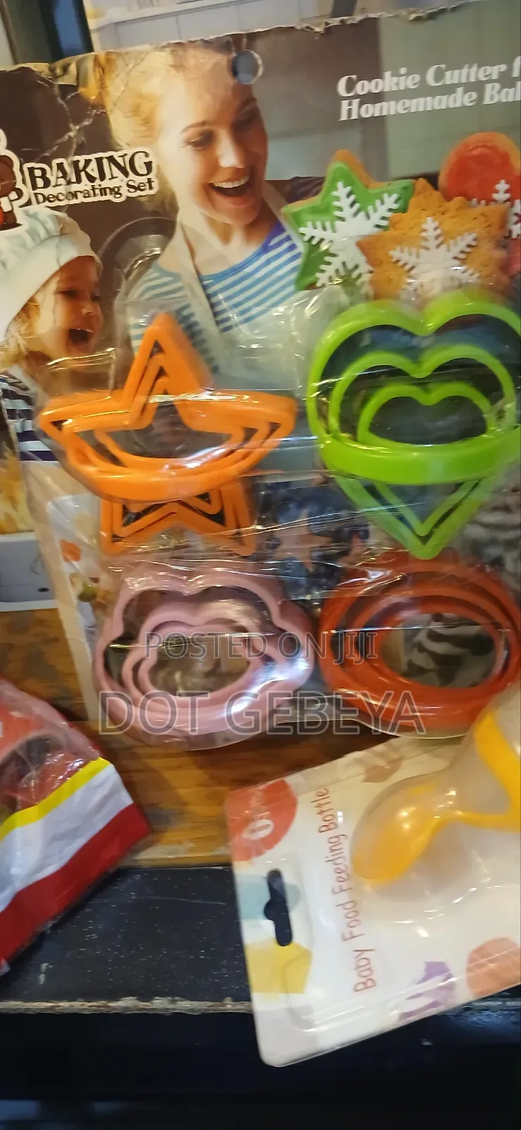 12-Piece Plastic Cookie Cutters