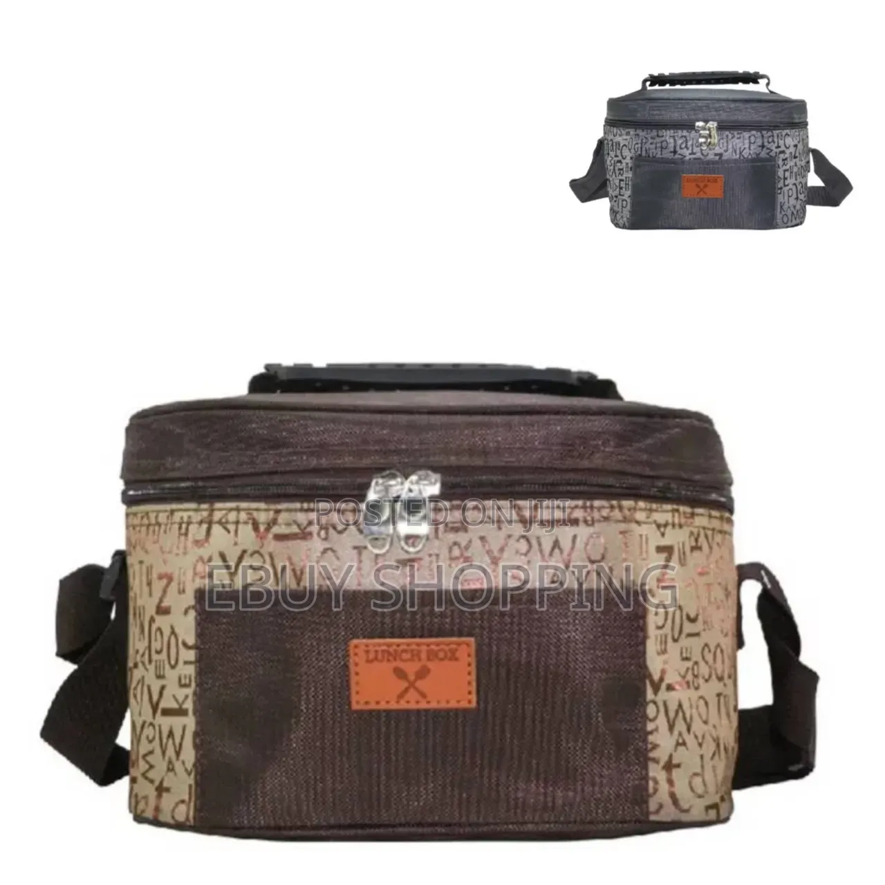 Stylish Typography Insulated Lunch Kit