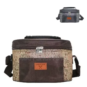 Stylish Typography Insulated Lunch Kit