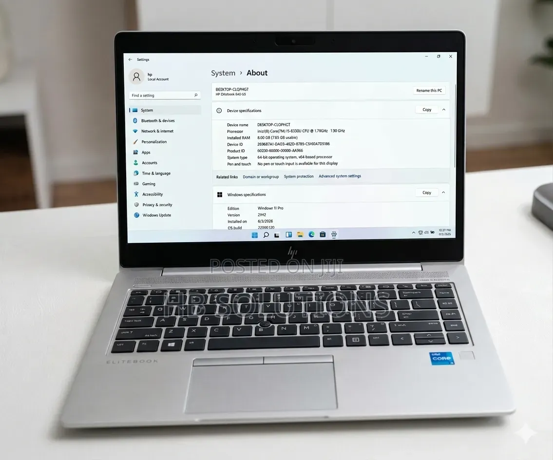 Laptop HP EliteBook 840 8GB Intel Core i5 SSD 512GB