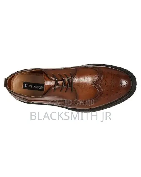 Emeri Mens Leather Wingtip Oxfords