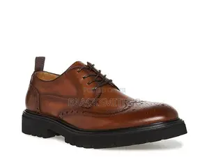 Emeri Mens Leather Wingtip Oxfords