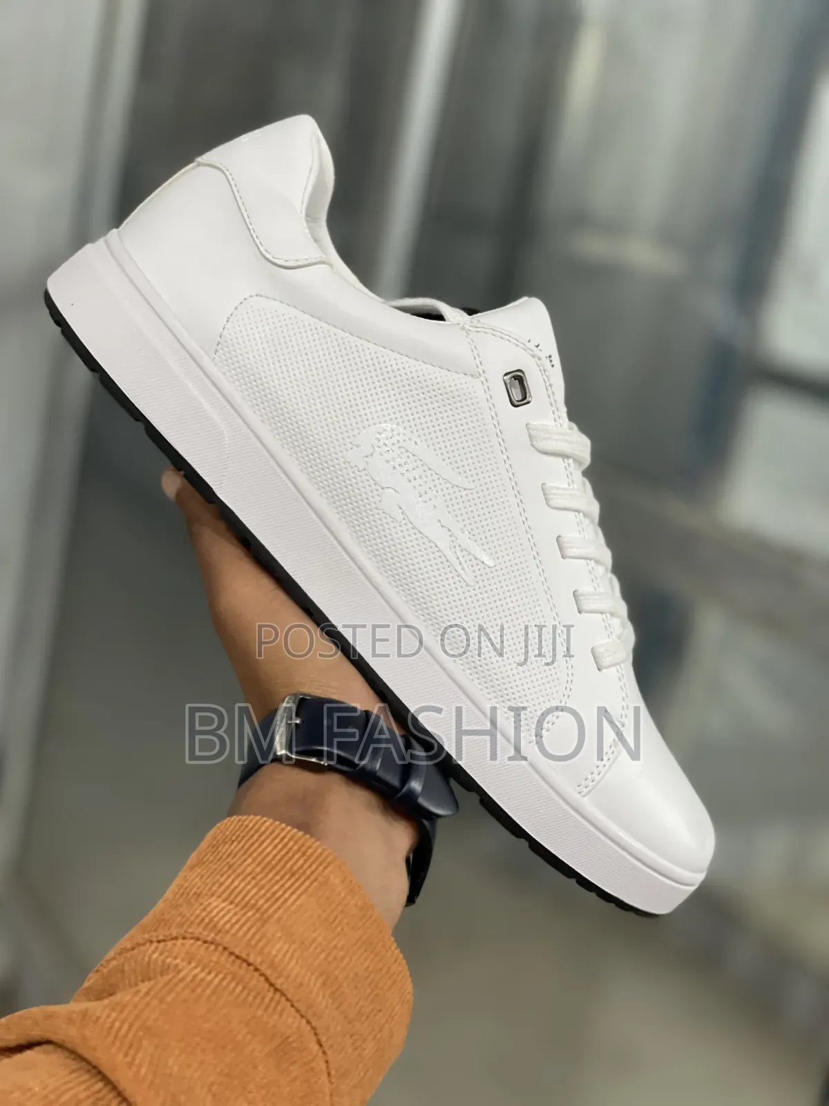 White Lacoste Low-Top: Timeless Court Style