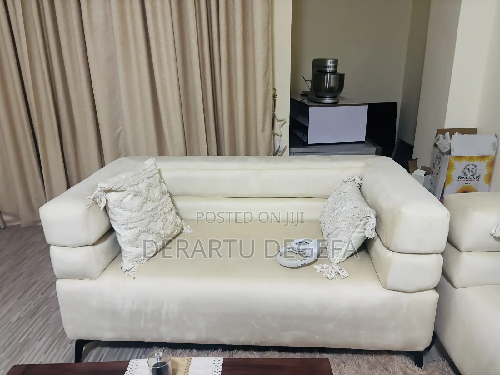 Complete Living Room Set – Sofas, Chairs Glass Table