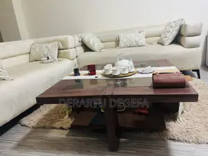 Complete Living Room Set – Sofas, Chairs Glass Table