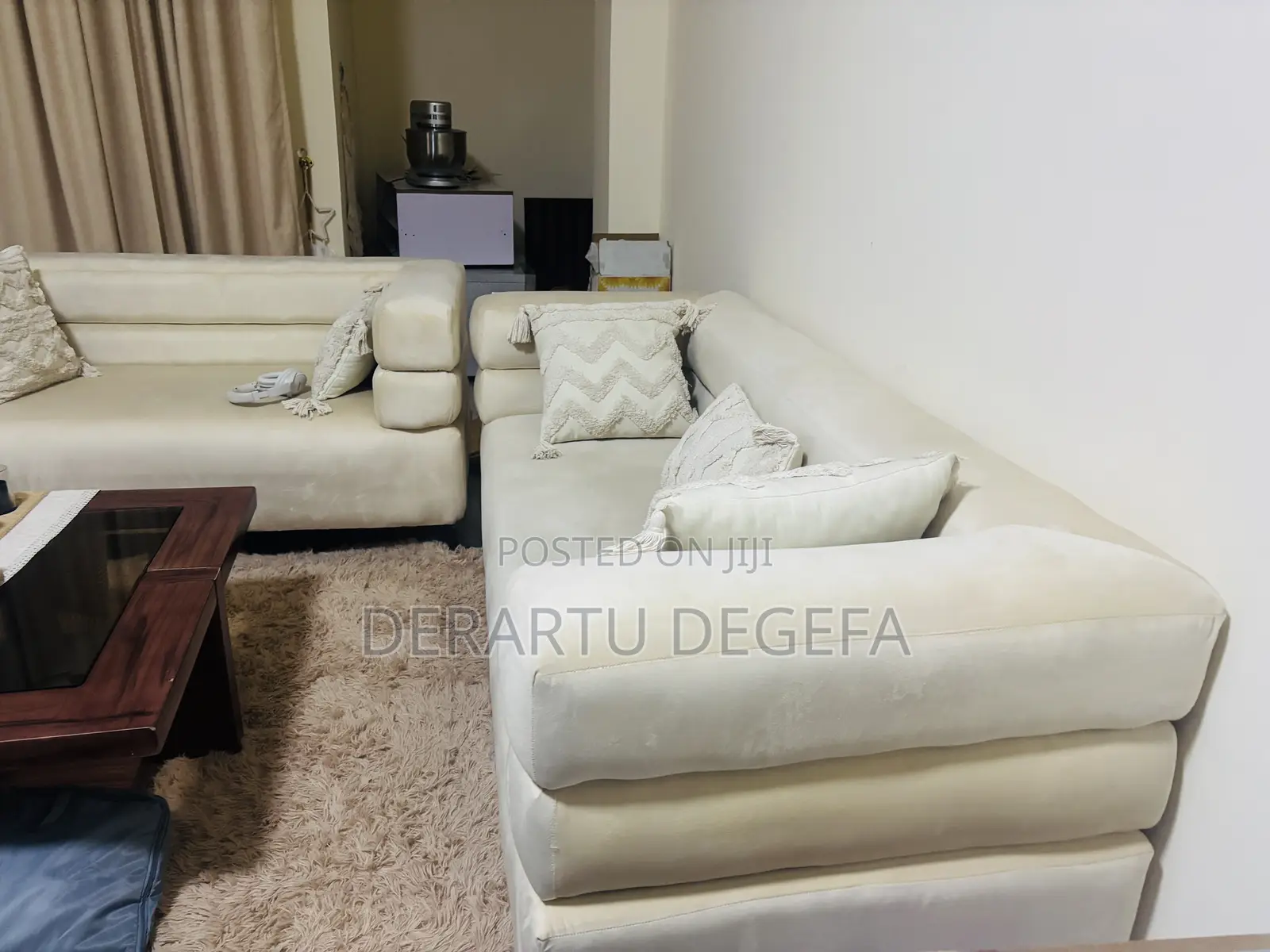 Complete Living Room Set – Sofas, Chairs Glass Table