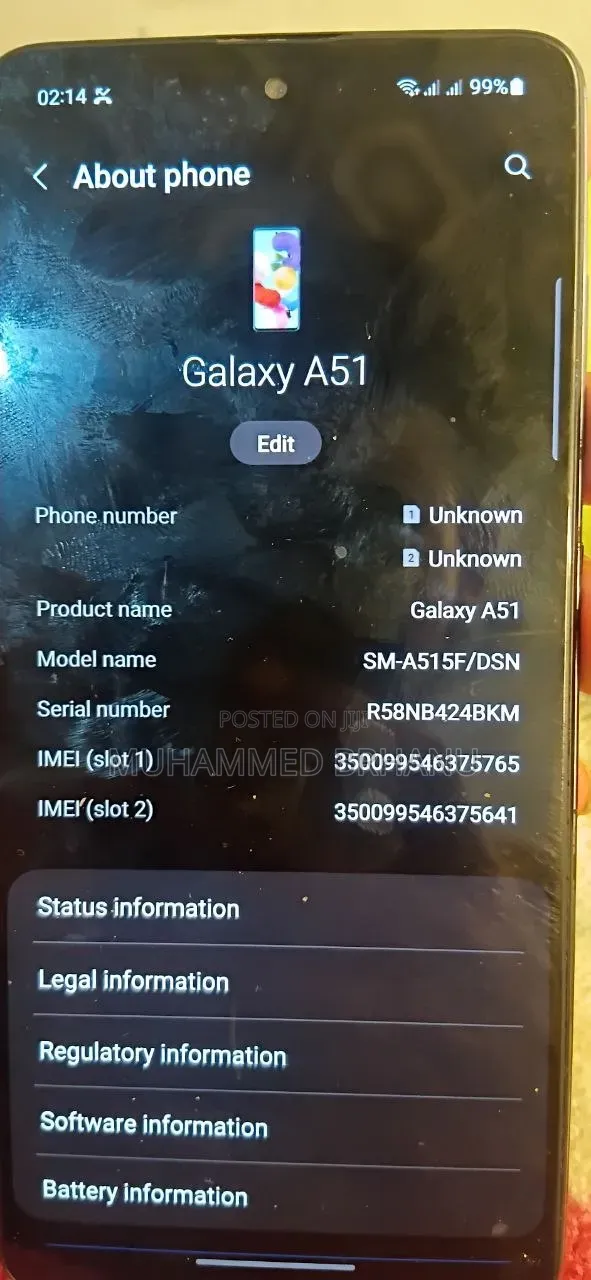 Samsung Galaxy A51 128 GB Black