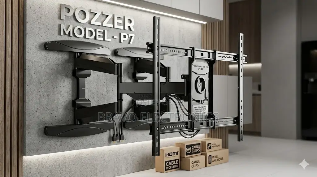 Pozzer P7 Full Motion Tv Wall Mount – Premium Viewing Experience