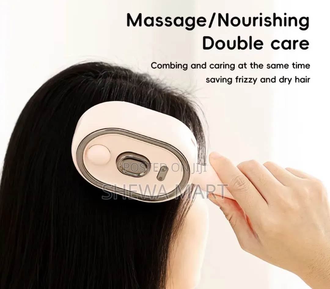 Multi-function Red Light Spray Massage Comb Hair Care Anti-frizz Large