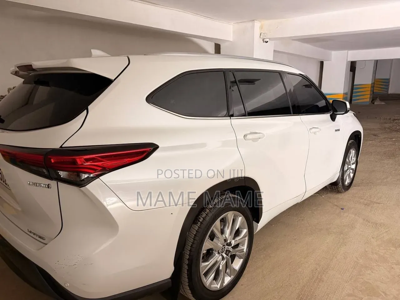 New Toyota Highlander Hybrid 2023 White