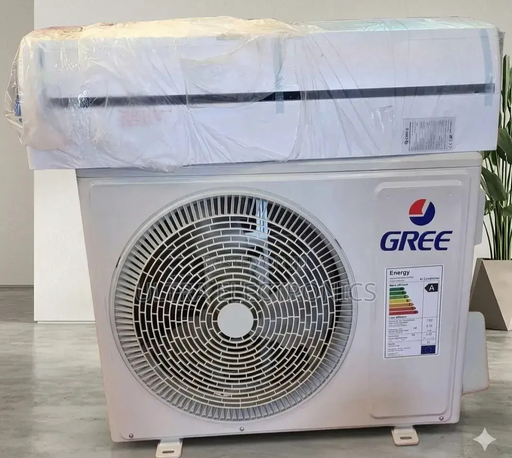 Gree Split-System Air Conditioner Featuring a White Outdoor Unit With