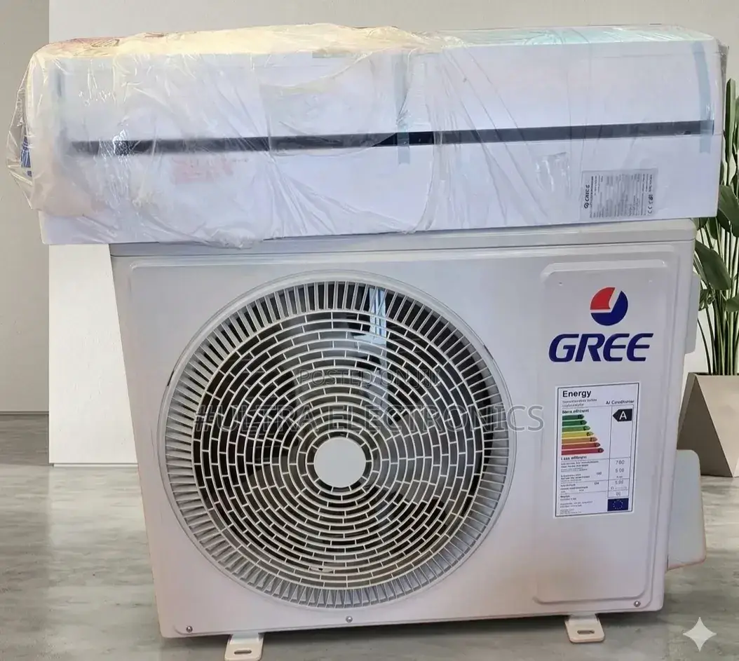 Gree Split-System Air Conditioner Featuring a White Outdoor Unit With