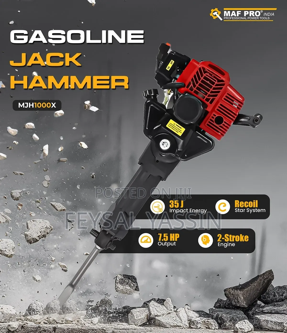 Edon Gasoline Jack Hammer