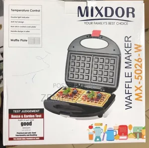 Mixdor Waffle Maker በአንድ ጊዜ ሁለት ዋፍል የሚሰራ
