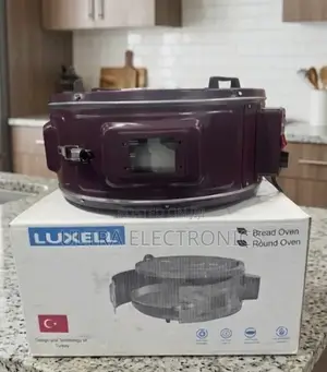 Luxell Round Electric Oven Designed for Baking Bread and Other Foods.