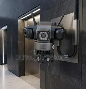 Security Camera Stellar Solar-Powered, 4-Lens Featuring PTZ