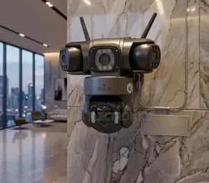 Security Camera Stellar C603 Multi-Lens PTZ Security Camera Mounted