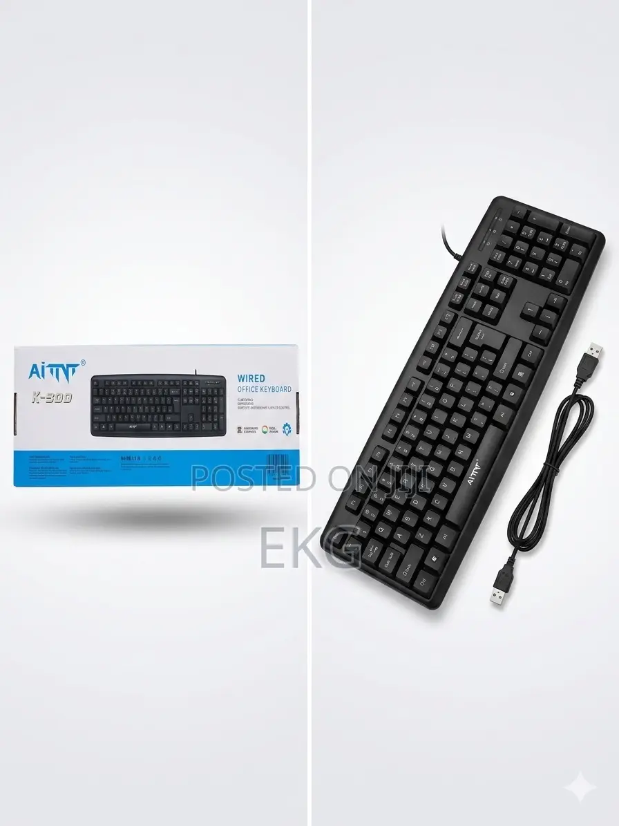 Aitnt K-300 Wired Office Keyboard