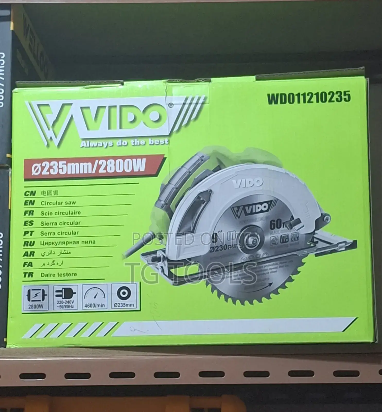 Vido Circular Saw 2800w