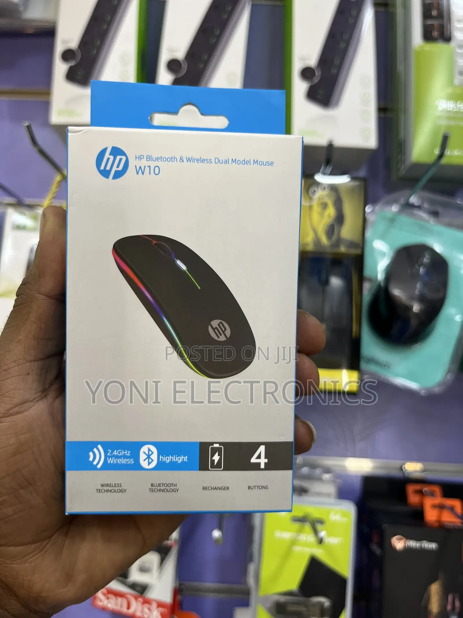 Hp W10 Dual Mode Wireless Mouse