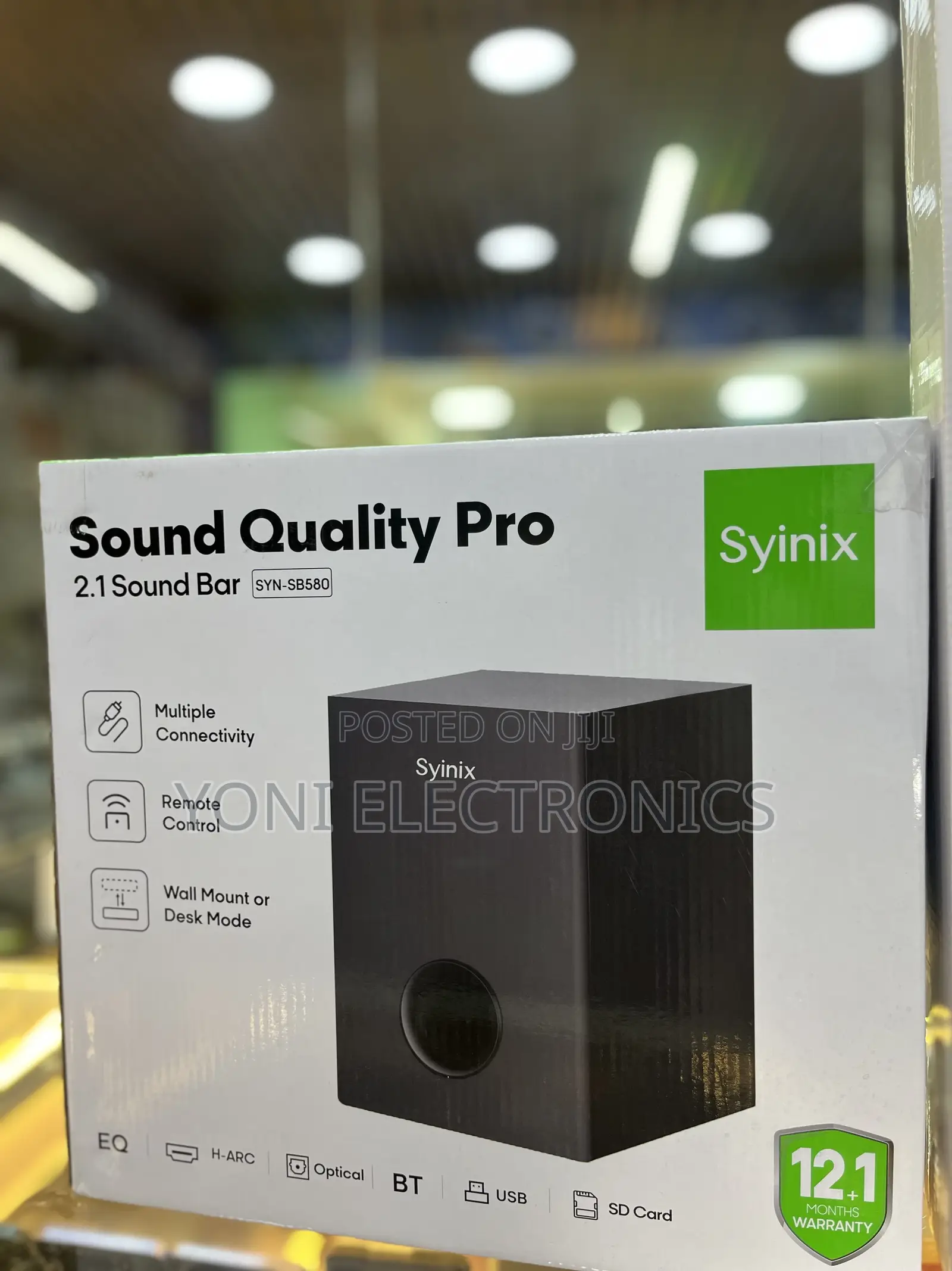 Syinix Sound Quality Pro 2.1 Sound Bar