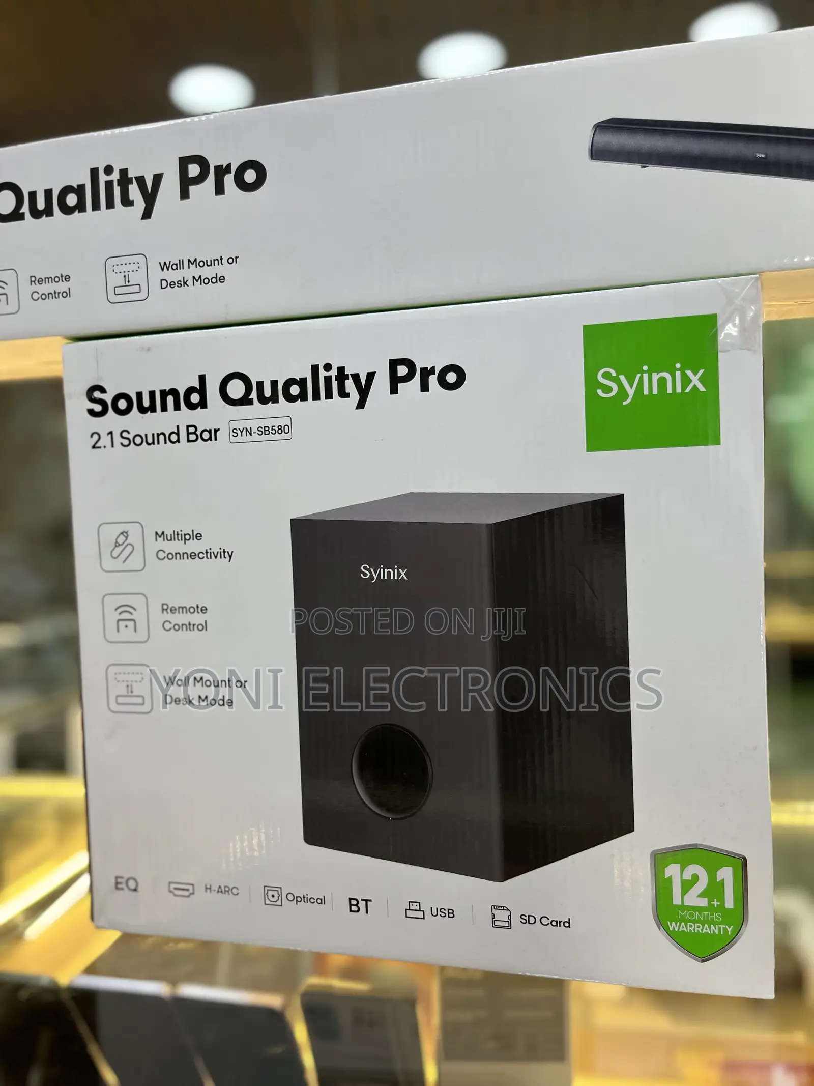 Syinix Sound Quality Pro 2.1 Sound Bar