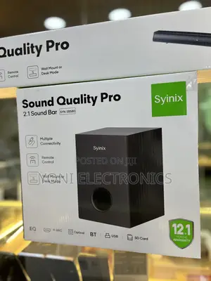 Syinix Sound Quality Pro 2.1 Sound Bar