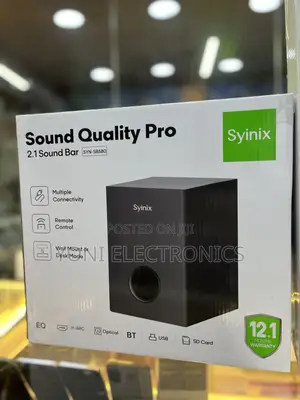 Syinix Sound Quality Pro 2.1 Sound Bar