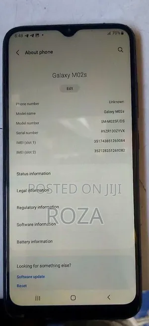 Samsung Galaxy M02s 64 GB Black