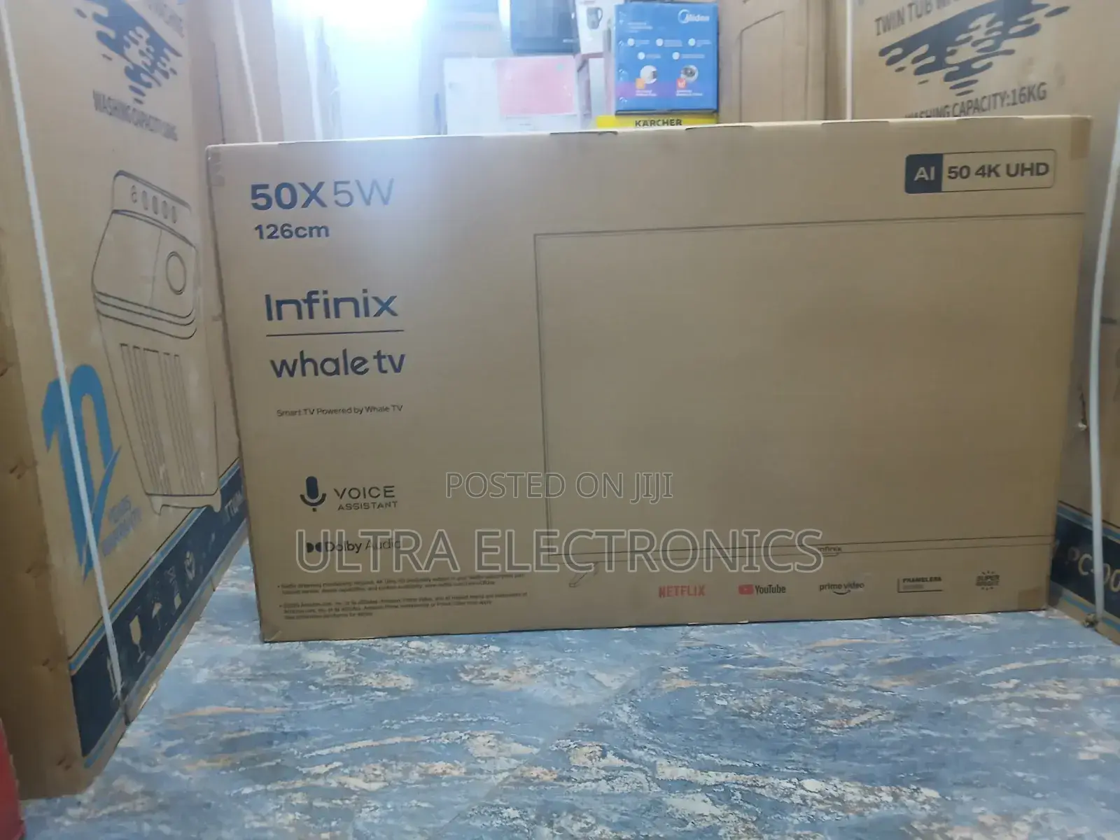 Infinix 50-Inch "Whale Tv" Features Uhd Resolution, Dolby