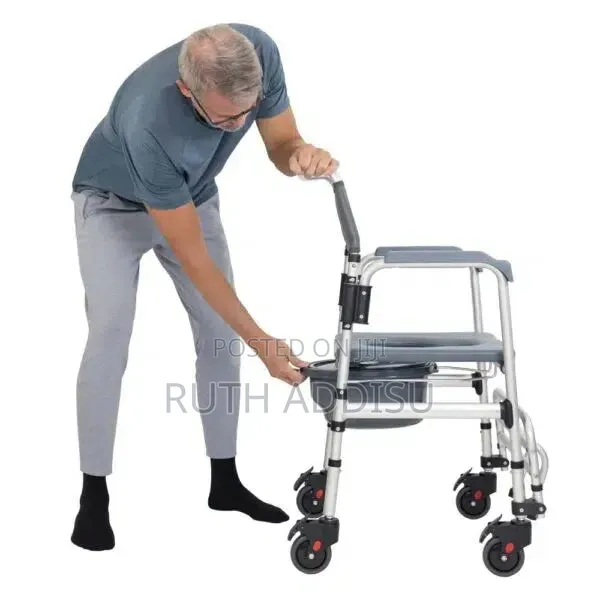 This Foldable Commode Chair, Similar to a Hygicare 3-in-1 Model Commod