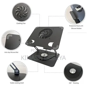 360° Rotating Laptop Stand With Fan